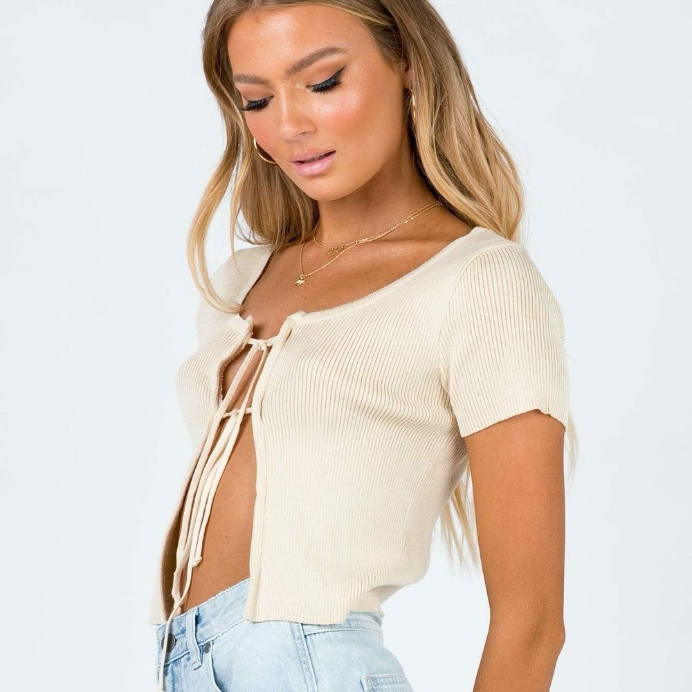 NWOT // Princess Polly - Kari Tie Crop Top